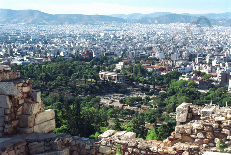 Panoramic view of Ancient Agora