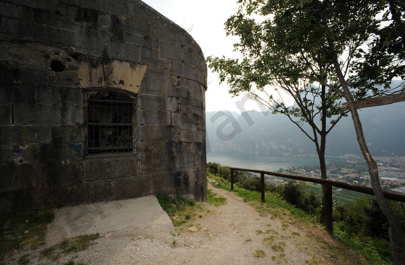 Mountain Fortresses at the Garda lake